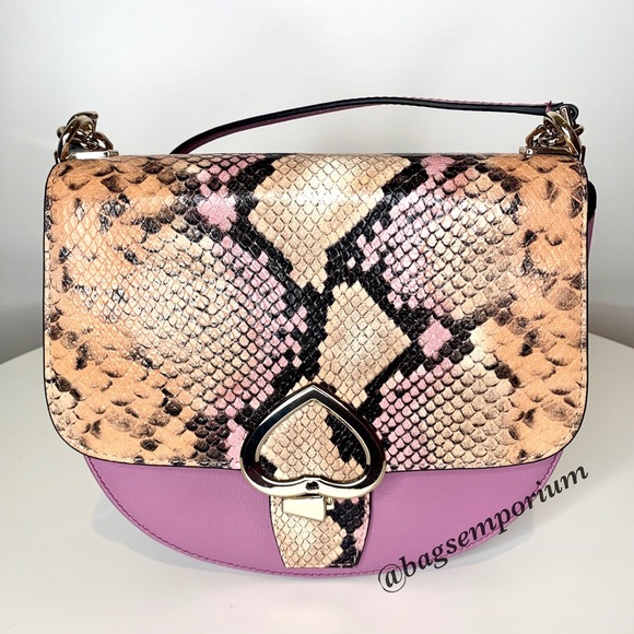 Kate Spade Robyn Exotic Chain Saddle Bag - Picture 6 of 16